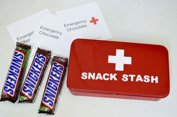 "Emergency Chocolate Stash"