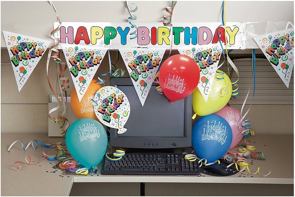 Office Desk Decorating Ideas for Birthday