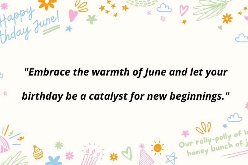 Quotes about june birthdays