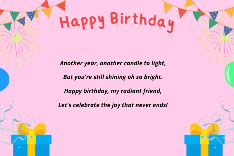Hilarious Birthday Poems for Adults