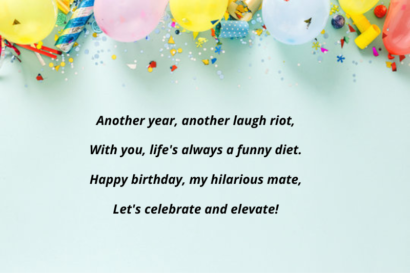 Funny Birthday Poems for Him