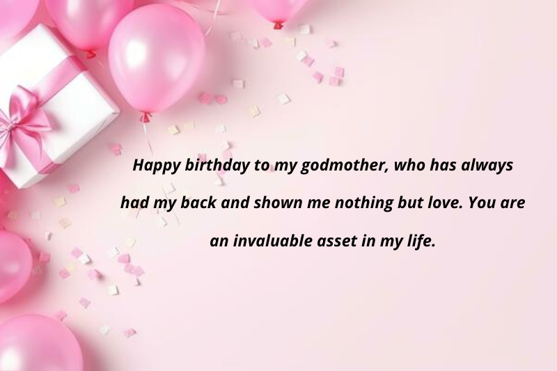 Heart Touching Birthday Message for a Godmother